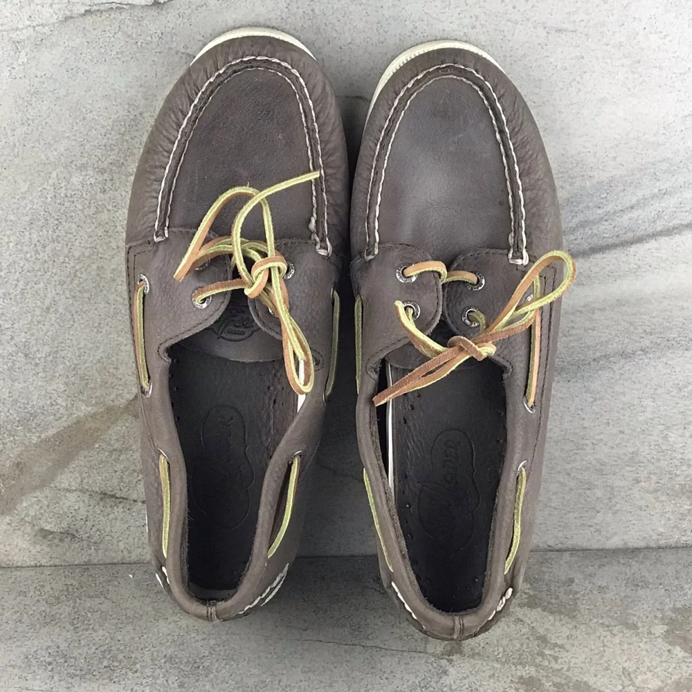 Sperry Top Sider Authentic Original Boat Shoes in Brown Leather